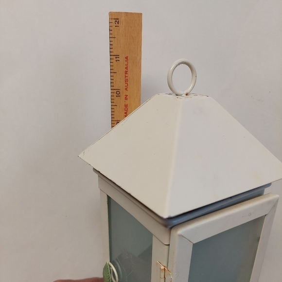 Vintage Glass and Metal 3D Butterfly Tealight Lantern - Picture 8 of 11